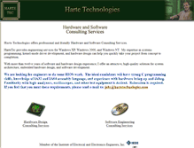Tablet Screenshot of hartetechnologies.com